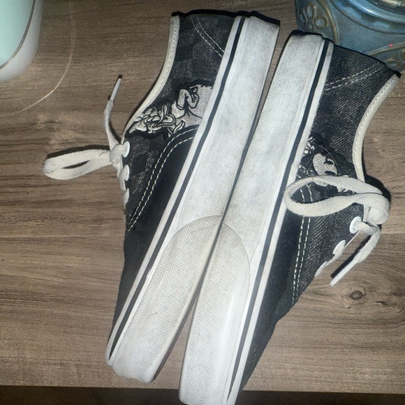 Vans Kids Black and White Mickey Sneakers - Picture 3 of 10